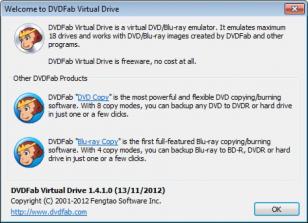 DVDFab Virtual Drive main screen