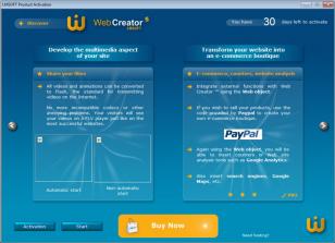 LMSOFT Web Creator Pro main screen