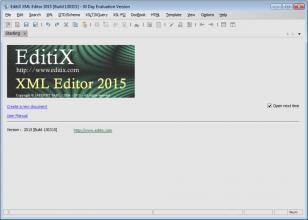 EditiX XML Editor 2015 main screen