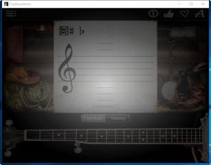 Free Banjo Notes main screen
