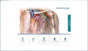 Human Anatomy Atlas SP main screen
