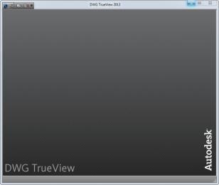 DWG TrueView 2013 main screen